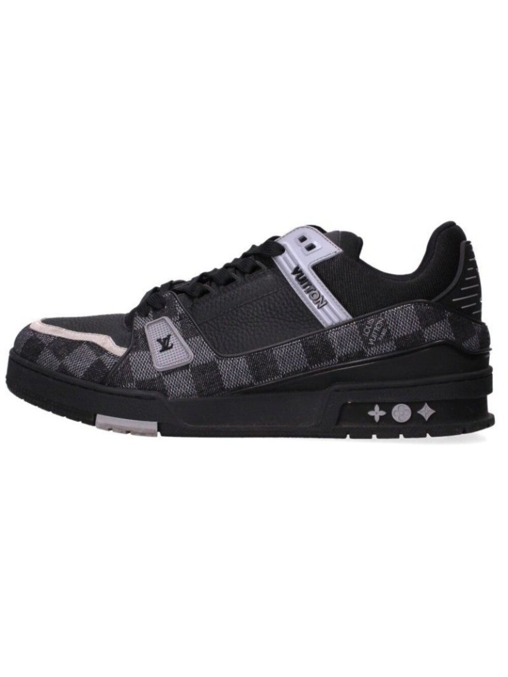 Louis Vuitton LV Trainer Line Damier Denim Low-Top Sneakers 9.5